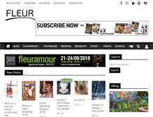 Tablet Screenshot of fleurcreatif.com